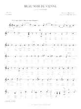 scarica la spartito per fisarmonica Beau soir de Vienne (Valse Viennoise) (Transcription) in formato PDF