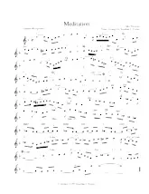 descargar la partitura para acordeón Méditation (Arranged by Jonathan C Forster) en formato PDF