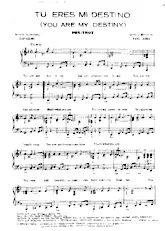 télécharger la partition d'accordéon Tu Eres Mi Destino (You are my destiny) au format PDF
