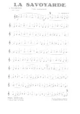 télécharger la partition d'accordéon La Savoyarde (Arrangement Fernyse) (Valse Montagnarde) (3ème Accordéon) au format PDF