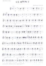 télécharger la partition d'accordéon U S hits n°2 (4ème Accordéon Bass) au format PDF