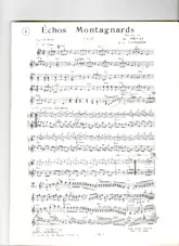 download the accordion score Echos montagnards (Valse) in PDF format