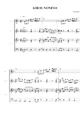 télécharger la partition d'accordéon Adios Nonino (Arrangement Gerson Antunes) (Pour Trio d'Accordéons) au format PDF