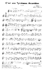descargar la partitura para acordeón C'est une tyrolienne accordéon (Valse) en formato PDF