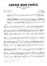 télécharger la partition d'accordéon Chérie sois fidèle (Beloved Be faithful) (Chant : Tino Rossi) au format PDF