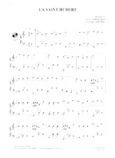 télécharger la partition d'accordéon La Saint Hubert (Valse) au format PDF