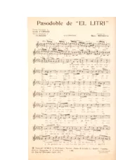 descargar la partitura para acordeón Paso doble de : El Litri en formato PDF