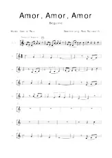 download the accordion score Amor amor amor (1er Accordéon) in PDF format