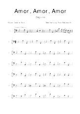 télécharger la partition d'accordéon Amor amor amor (Basse) au format PDF