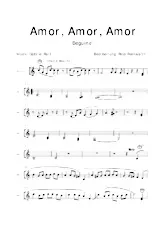scarica la spartito per fisarmonica Amor amor amor (3ème Accordéon) in formato PDF