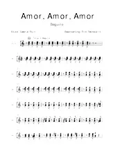 télécharger la partition d'accordéon Amor amor amor (4ème Accordéon) au format PDF