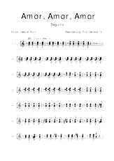 descargar la partitura para acordeón Amor amor amor (4ème Accordéon) en formato PDF