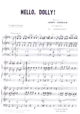 descargar la partitura para acordeón Hello Dolly (Conducteur) en formato PDF