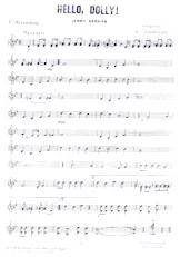 télécharger la partition d'accordéon Hello Dolly (1er Accordéon)  au format PDF
