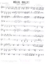 download the accordion score Hello Dolly (2ème Accordéon) in PDF format