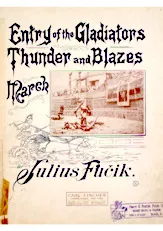 download the accordion score Thunder and Blazes (Entry of the Gladiators) (Entrée des gladiateurs) (Piano) in PDF format