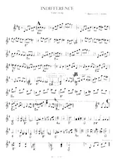 descargar la partitura para acordeón Indifférence (Transcription) en formato PDF