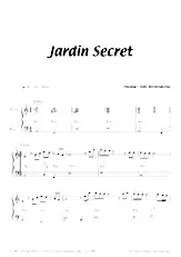 télécharger la partition d'accordéon Jardin Secret (Ballade) au format PDF