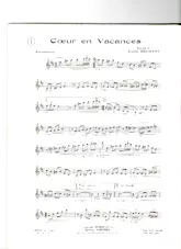 descargar la partitura para acordeón Cœur en vacances (Valse) en formato PDF