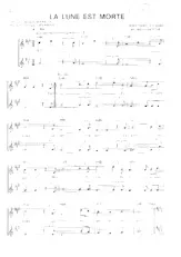 télécharger la partition d'accordéon La lune est morte (Harmonisation 2 voies égales) au format PDF
