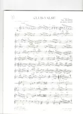 scarica la spartito per fisarmonica Club Valse in formato PDF