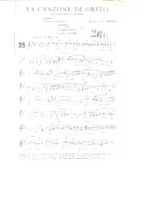 télécharger la partition d'accordéon La canzone di orfeo (La chanson d'Orphée) (Boléro) au format PDF