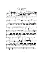 télécharger la partition d'accordéon Ave Maria (Piano) au format PDF
