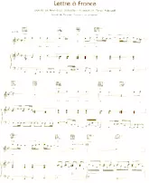 download the accordion score Lettre à France in PDF format