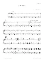 télécharger la partition d'accordéon Ciao Gigi au format PDF