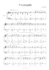 descargar la partitura para acordeón 2ª Gymnopédia en formato PDF