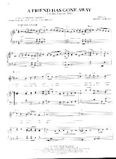 descargar la partitura para acordeón A Friend Has Gone Away (Un ami s'en est allé) en formato PDF