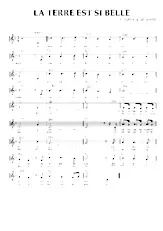 download the accordion score La terre est si belle in PDF format