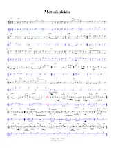 download the accordion score Metsakukkia in PDF format