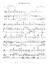 descargar la partitura para acordeón Star Dust en formato PDF