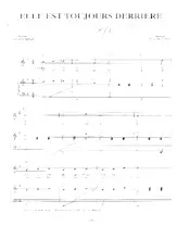 download the accordion score Elle est toujours derrière in PDF format