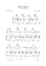 descargar la partitura para acordeón Doudou (Ma Doudou) en formato PDF