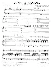 télécharger la partition d'accordéon Juanita Banana (Chant : Henri Salvador) au format PDF