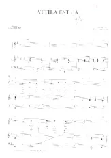 download the accordion score Attila est là in PDF format