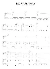 descargar la partitura para acordeón So Far Away en formato PDF