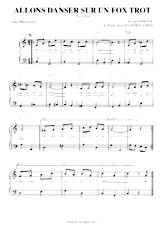 télécharger la partition d'accordéon Allons danser sur un Fox Trot au format PDF