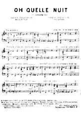 descargar la partitura para acordeón Oh quelle nuit (Oh lonesome me) en formato PDF