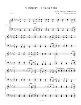 descargar la partitura para acordeón Viva La Vida  en formato PDF