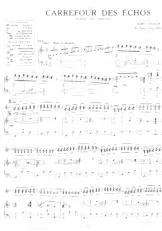descargar la partitura para acordeón Carrefour des échos (Valse de Concert) en formato PDF