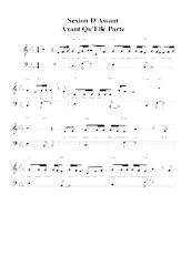 download the accordion score Avant qu'elle parte in PDF format