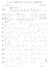 descargar la partitura para acordeón Il est amoureux de la Corrèze (Valse Ritournelle) en formato PDF