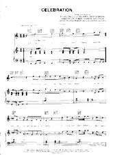 descargar la partitura para acordeón Celebration en formato PDF