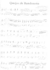 scarica la spartito per fisarmonica Quejas de Bandoneon (Arrangement : Carlos Lazzari) in formato PDF