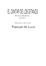 scarica la spartito per fisarmonica El cantar de los gitanos (Paso Doble) in formato PDF