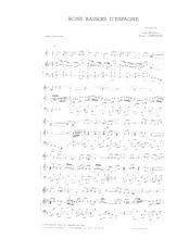 télécharger la partition d'accordéon Bons baisers d'Espagne (1er + 2ème Accordéon) (Paso Doble) au format PDF
