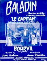 télécharger la partition d'accordéon Baladin (Du Film : Le Capitan) (Chant : Bourvil) au format PDF